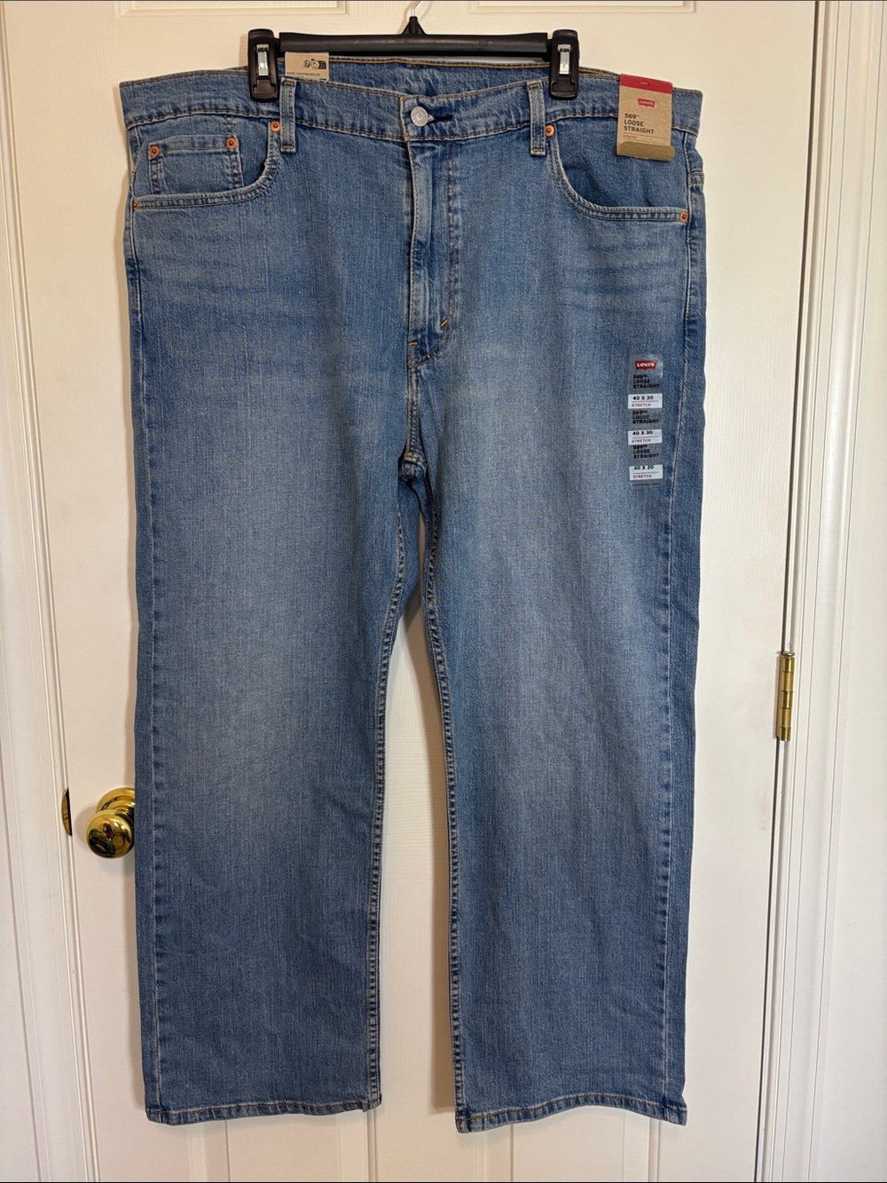 NWT Levi's Men's 569 Loose Straight Denim Jeans 40 x 30